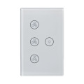 WiFi Smart Ceiling Fan Light Switch EU US Touch Panel Tuya APP Remote Various Speed Control Works with Alexa and Google Home