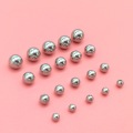 100Pcs/Bag The Latest Stainless Steel Jewelry Accessories Half Hole Thread Steel Ball