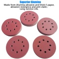 100 PCS 5 Inch 8 Holes Hook and Loop Sanding Disc Sandpaper, 20 Pcs Each of 600 800 1000 1500 2000 Grits Sand Paper for Ran T