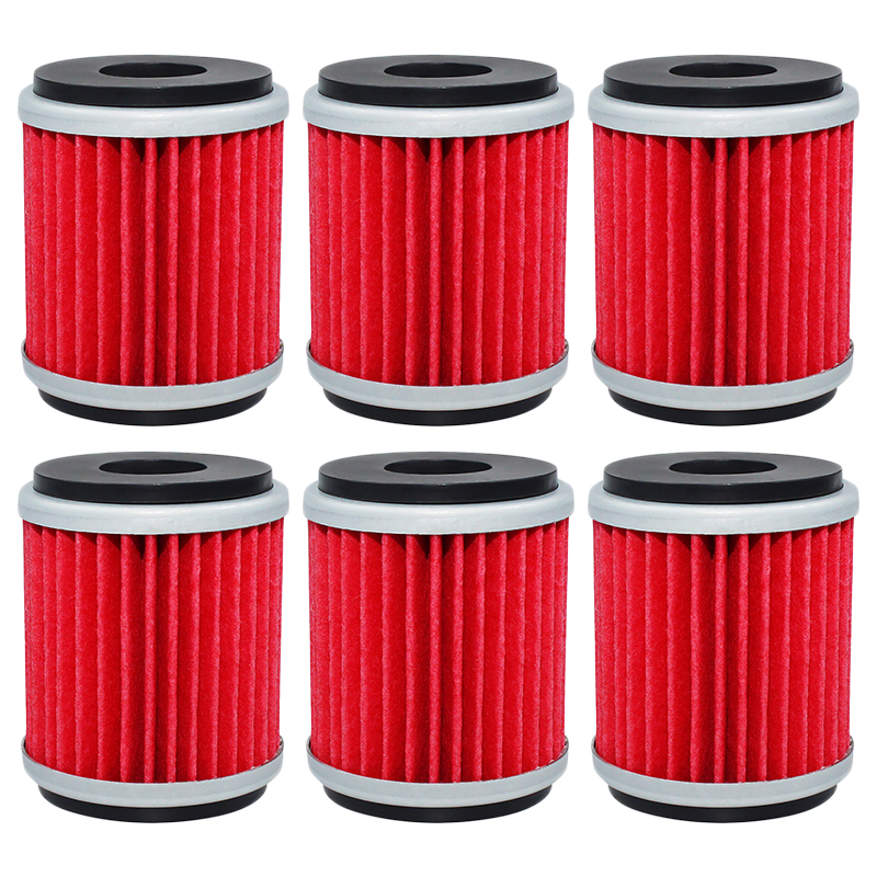 1/4/6 pcs Cyleto Motorcycle Parts Oil Filter For Husqvarna SMS4 125 TE125 TE 125 SMR125 SMR 125 2011 2012 2013