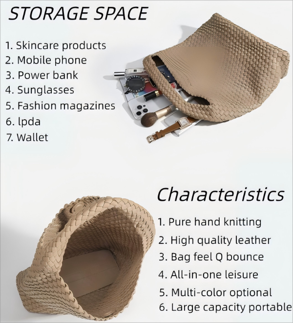 Handmade woven handbag