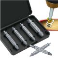 6pcs/set HSS Screw Extractor Drill Bit Broken Damaged Bolt Remover Removal Easy Out Stripping Tool