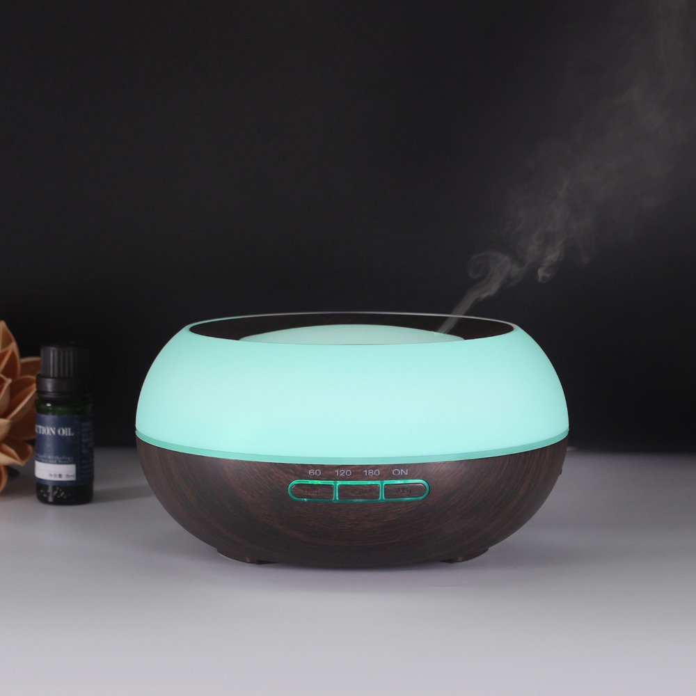 Essential Oil Diffuser 300ml Ultrasonic Humidifier 7 Color LED Aroma Lamp For Home Office Yoga SPA Living Room Aromatherapy