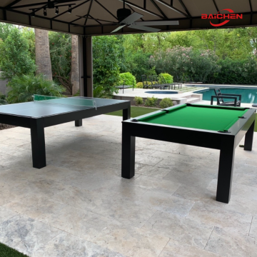 space efficient fold up pool table