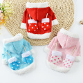 Pet Dog Christmas Costume Cute Dog Clothes For Dog Cloth Suit Christmas Dress Pet Christmas Knitted Clothes XS-XL 3 Color