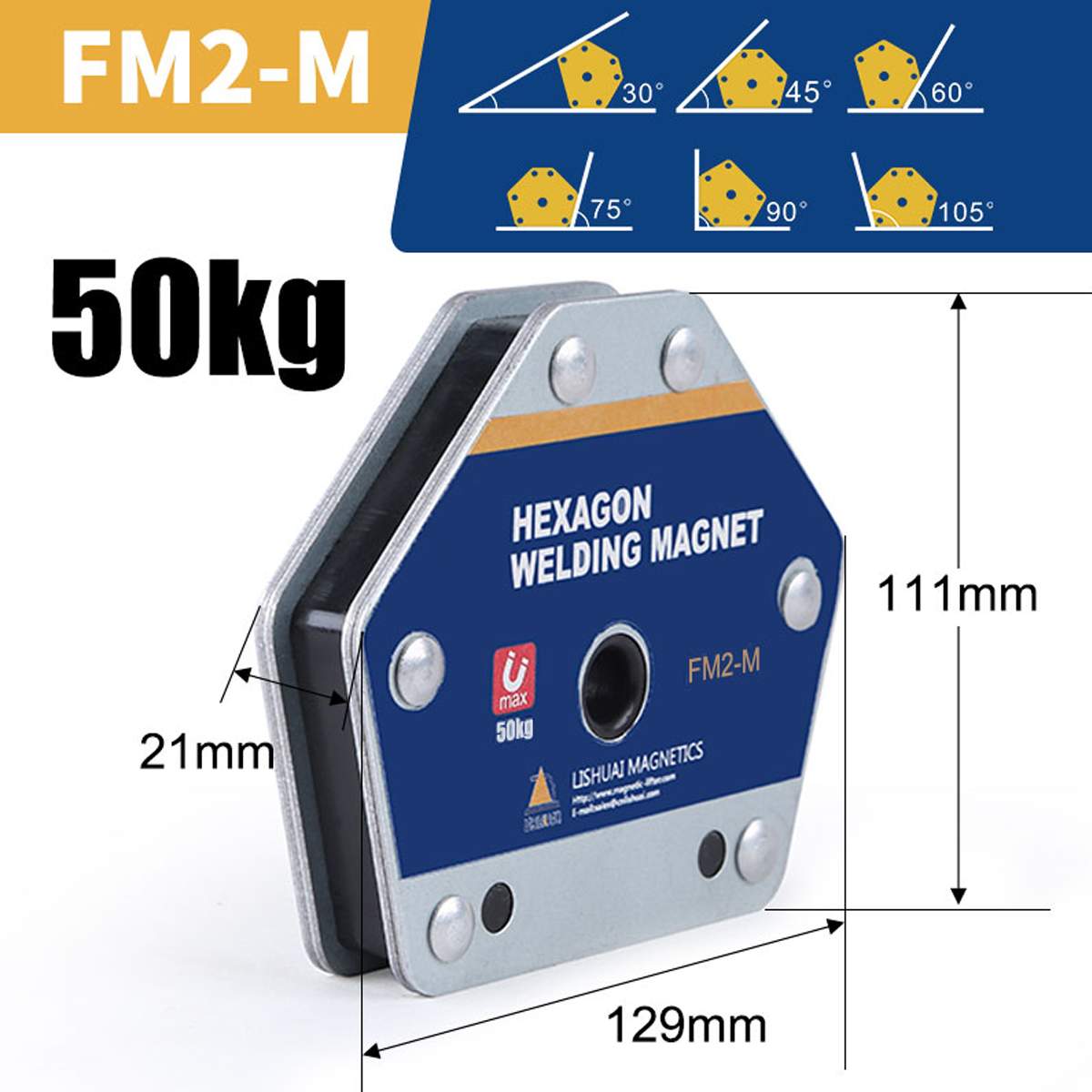 FM2-S FM2-M Arrow Magnetic Welding Fixer Strong Angle Magnet Locator For Iron Welding Positioning Ferrite Weld Holders