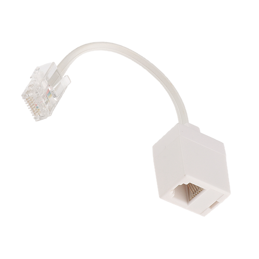 RJ45 To RJ11 Telephone Line Cord Landline Extension Cable For Home Office