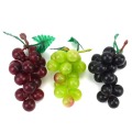 Cheap 3pcs / 7cm artificial plastic simulation fruit grape wedding decoration home kitchen Christmas gift clip accessories