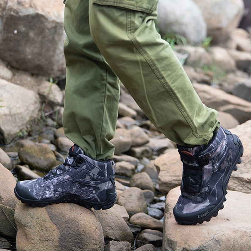 Winter Waterproof Tactical Boots Men Big Mountain Hiking Boots Outdoor Combat Shoes Trekking Sneakers Man Hiking Hunting Boots