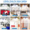 36/60LED Transformable Folding Light UFO Garage Light High Bay Light Garage Lamp For Industrial Lighting Workshop Football Field