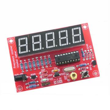 1Hz-50MHz Module Board Frequency Meter Kit DIY Crystal Measure For Oscillator Easy Install Automatic Conversion Self Assemble