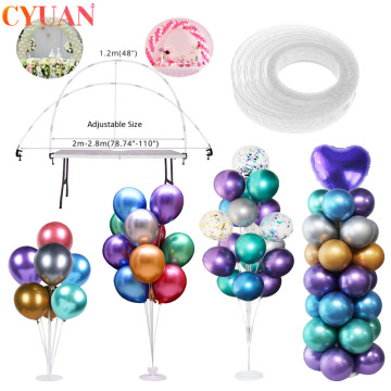 Adjustable Arch Balloons Stand Kits Birthday Party Balloon Garland Wedding Decoration Ballon Column Base Ballons Accessories