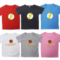 Fashion Kids The Flash T Shirt Children's Clothing Casual Tees Short Sleeves Boys Girls The Flash T-shirt Tee Tops for Children