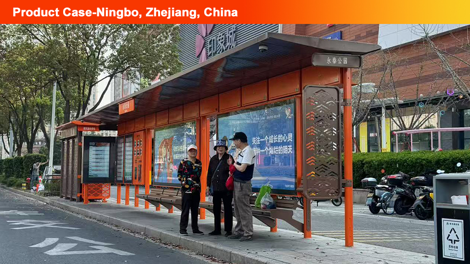 Toncom bus stop shelter