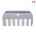 Horse Comb Aluminum Alloy Horse Cleaning Tool Tail Pulling Combs Grooming Equipment Horse Care Accessories
