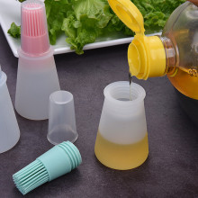 3 Colors high temperature resistance oil bottle high quality food grade silicone Oil Brush Cake Butter Bread Kitchen Tools