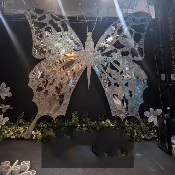 Wedding hall ironwork butterfly decorative item