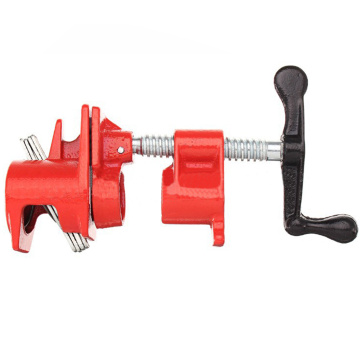 3/4 inch Heavy Duty Pipe Clamp Woodworking Wood Gluing Pipe Clamp 1/2 inch Pipe Clamp Fixture Carpenter Hand Tools