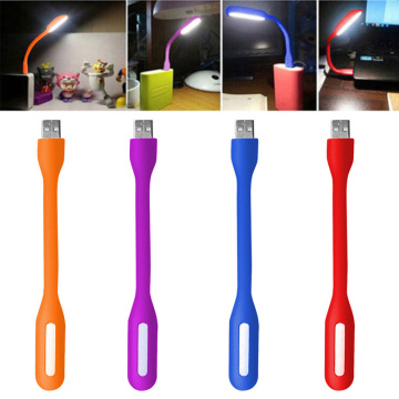Flexible USB Light Mini LED Lamp Bendable Portable For Laptop PC Computer Keyboard Reading Laptop Notebook Computer Gadget New