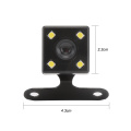 Rear View Backup Camera 2.5mm AV-IN for Car DVR Camcorder Black Box Recorder Dash Cam Dual Recording Aux Stereo 5 pin Video