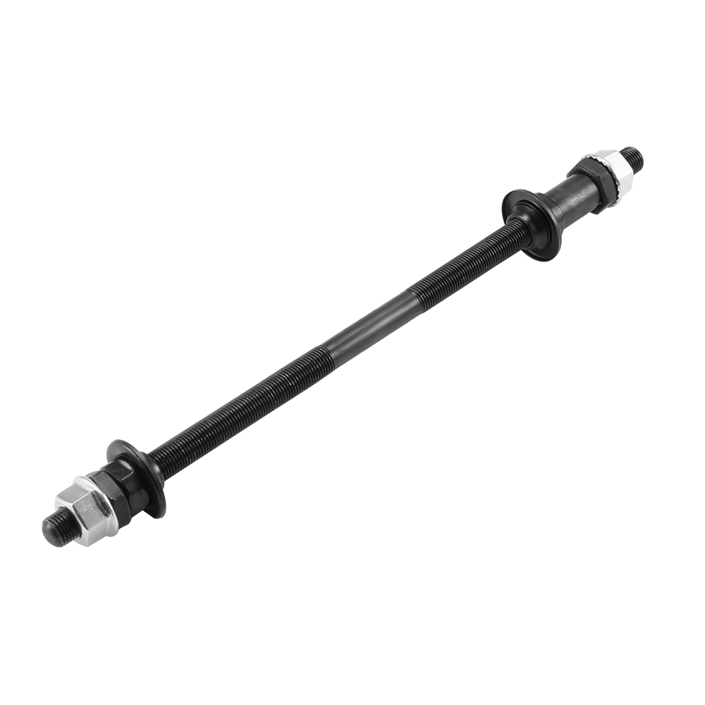 24CM Bicycle Wheel Hub Axle Front Rear 6000 Bearing Solid Shaft Bicycle Front/Rear Axle Lever Bike Repair Tool Accessories