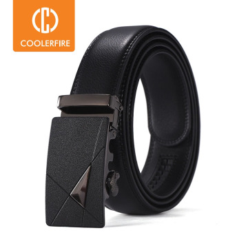 Genuine Leather Belts For Men Automatic Male Belts Cummerbunds Leather Belt Men dropshipping Black Belts 105cm-135cm ZD087