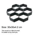 1pc Reusable Garden Path Maker Mold DIY Paving Cement Masonry Concrete Mold Paving Molds Garden Supplies