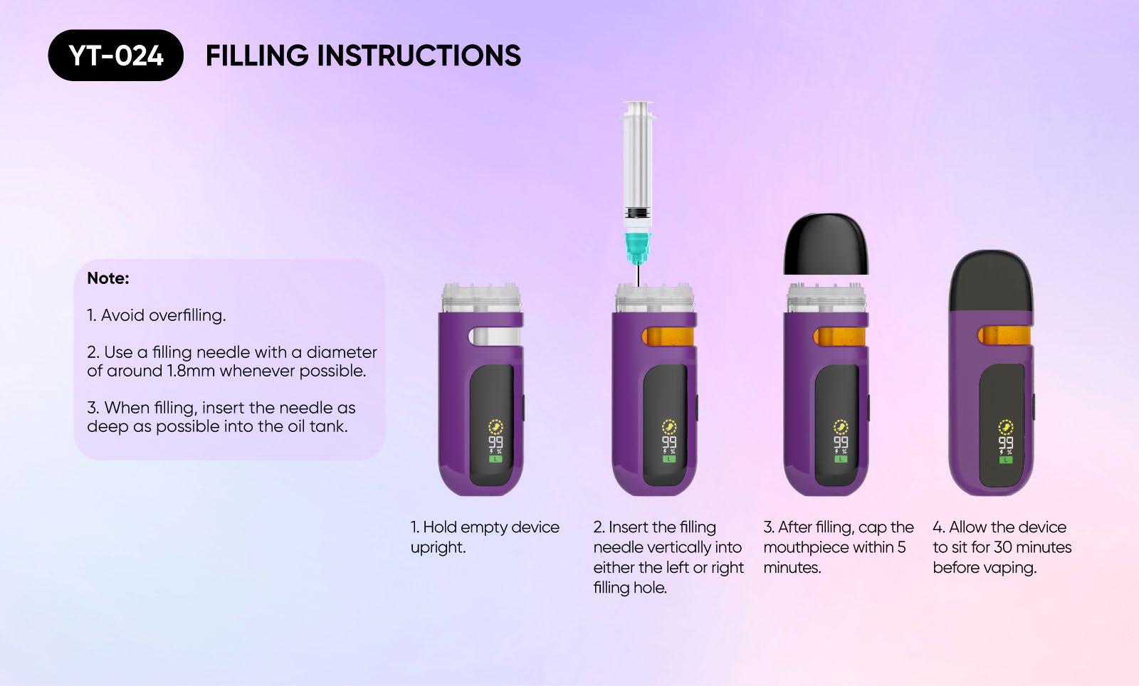 (CBD)Disposable empty vape
