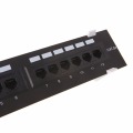 12 Port CAT5 CAT5E Patch Panel RJ45 Networking Wall Mount Rack Mount Bracket for Computer Office Network Tool