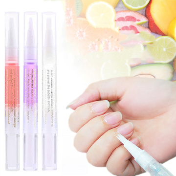 5ml Nail Nutrition Oil Nail Art Treatment Manicure Soften Pen Tool Lemon Strawberry Nail Cuticle Oil Pen Skin Protector Dropship