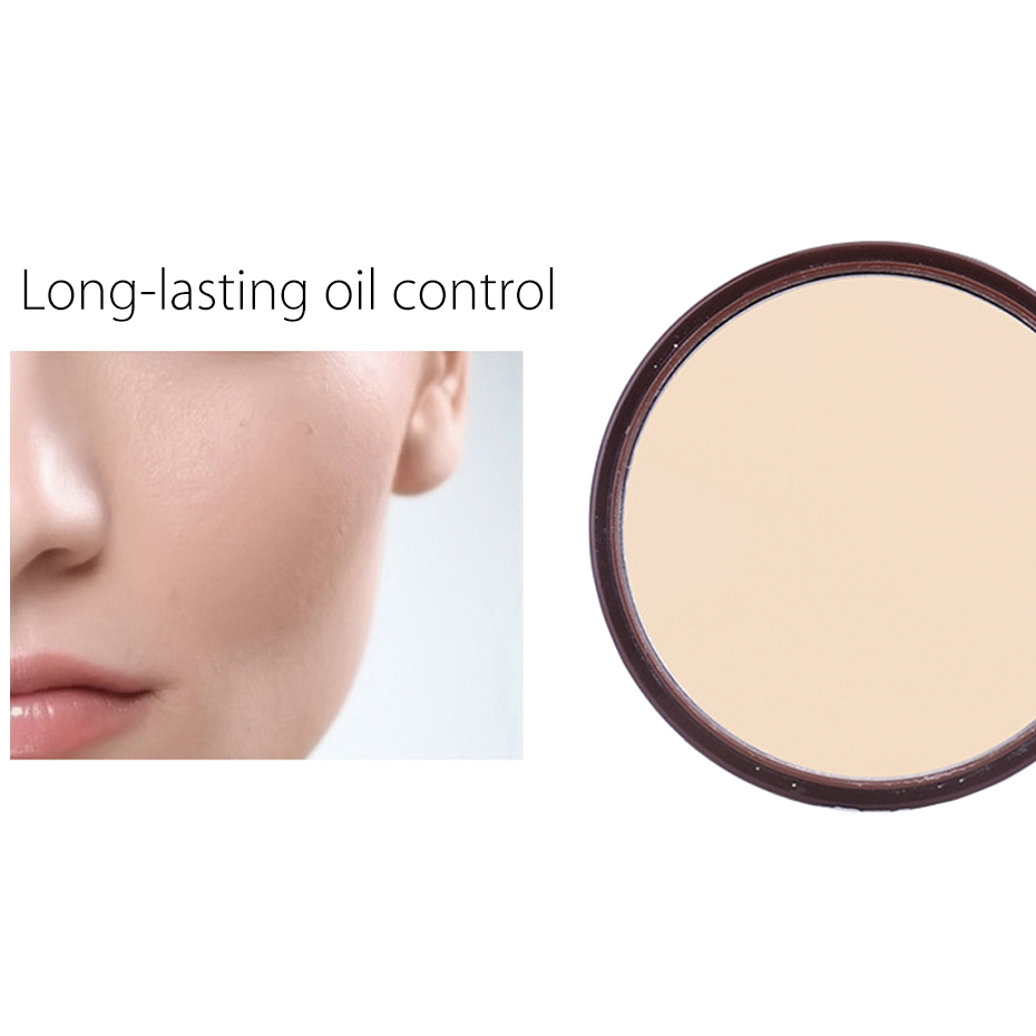 LIDEAL Professional Face Powder Mineral Pressed Powder Waterproof Oil-free Setting Powder Base Cosmetic Concealer Contour Makeup