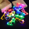 Electric Luminous Glasses Glowing In Dark Light Up Toys for Children Flashing Lighting Glowing Toy Party Accessory Kids Gifts