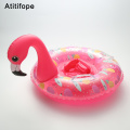 Baby high quality security cute cartoon model plastic seat float crab swim ring children inflatable Seat Float