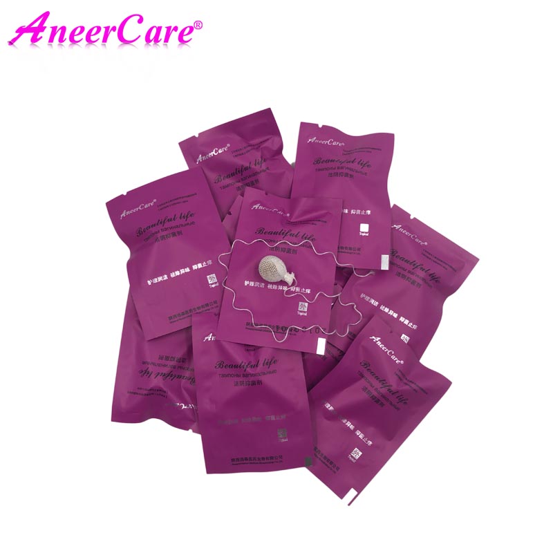 12pcs chinese tampon tampon Feminine swabs yoni pearls Hygiene Product Contracted vagina discharge toxins gynecological cure car