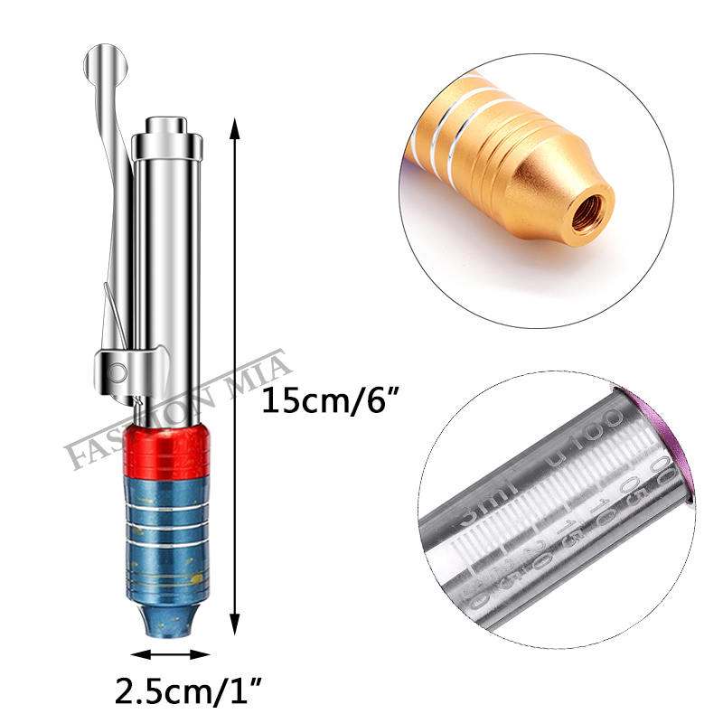 Hyaluronic Acid Filler Pen 0.3ML Meso Lip Injection Pen For Lip Augmentation Dermal Filling Serum Gold Mesotherapy Injection Gun