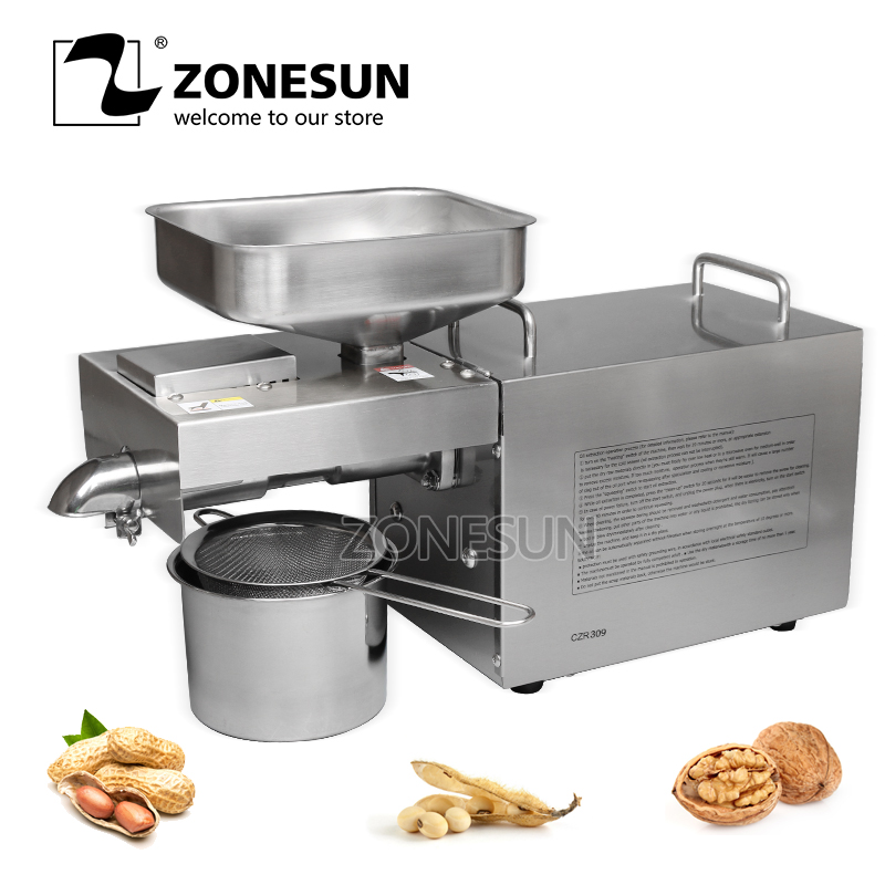 ONESUN 750W 1200W stainless steel material green food machine OP-168 peanut sunflower seed Oil press screw-type oil presser