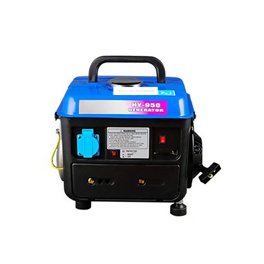 HY-950 High Quality Hand Pull Low Noise Mini Gasoline Engine Generator Liquefied Gas Natural Gas Fuel Tank 4.2L 650W 220V 50HZ