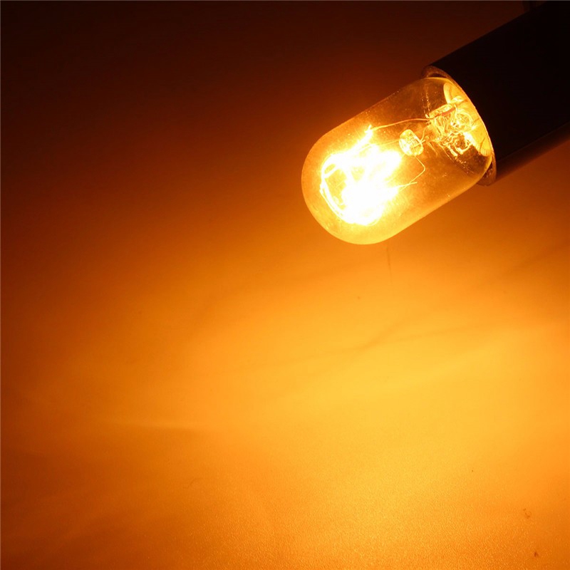 3 Pieces AC 220-230V Edison Bulb E14 15W Refrigerator Fridge Light Bulb Tungsten Filament Lamp Bulbs Warm White Ligthing
