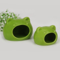 Cute Small Pet Dog Cat Rabbit Guinea Pig Hamster Feeder Bowl Ceramics Material Pet Food Drink Water Bowl Pet Bed House Non-slip