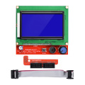 12864 LCD Smart Display Control Panel For 3D Printer Smart Controller With Adapter Cable Fit to Ramps 1.4 For RepRap Mendel