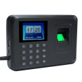 A5 2.4in TFT Biometric Fingerprint Time Attendance System Clock Recorder Office Recording Device Electronic Machine EU Plug