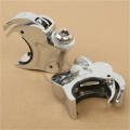 2Pcs Chrome Clamps