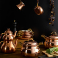 Turkish Traditional Copper Coffee Pot Handmade Ottoman Coffee Tea Espresso Pots %100 Turkish Coffee Maker Cezve Made in Turkey