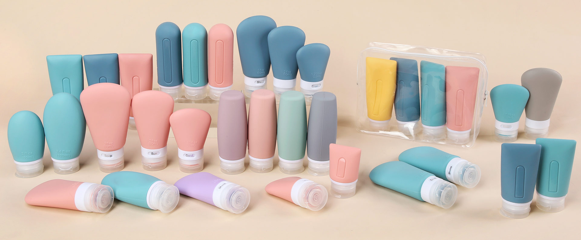 silicone travel bottle MFZ-N003