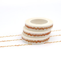 1 PCS Creative Washi Tape Brown Colored DIY Decorative Tape Color Paper Office Adhesive Tapes 10m*8mm