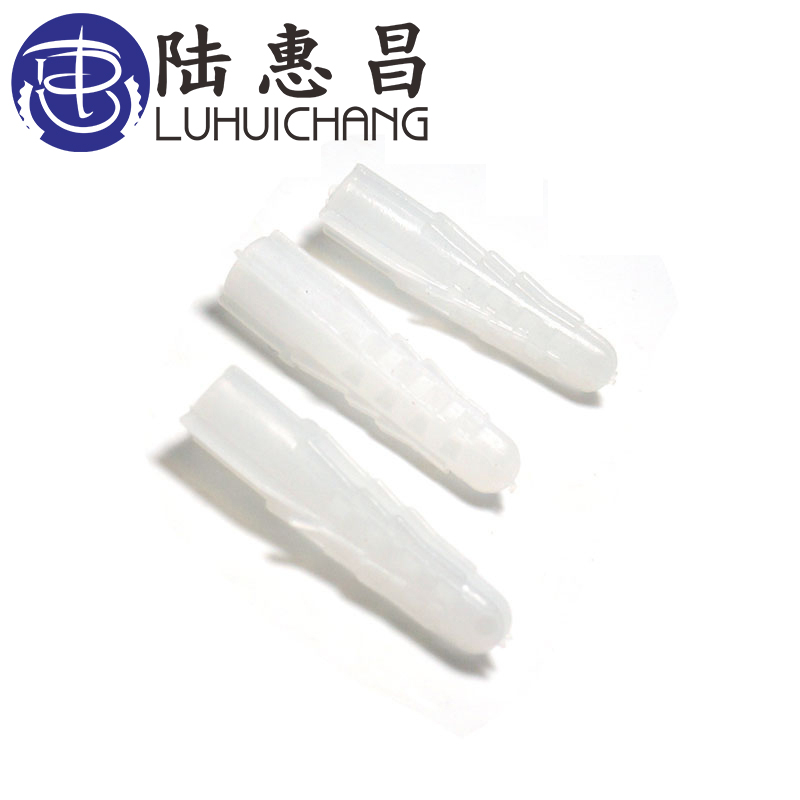 LUCHANG Free Shipping 100pcs M6 M8 White Sleeve Nylon Screw Bolts Plastic Plug Expansion Tube Anchors