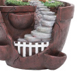 Succulent Plants Planter Flowerpot Resin Flower Pot Desktop Home Garden
