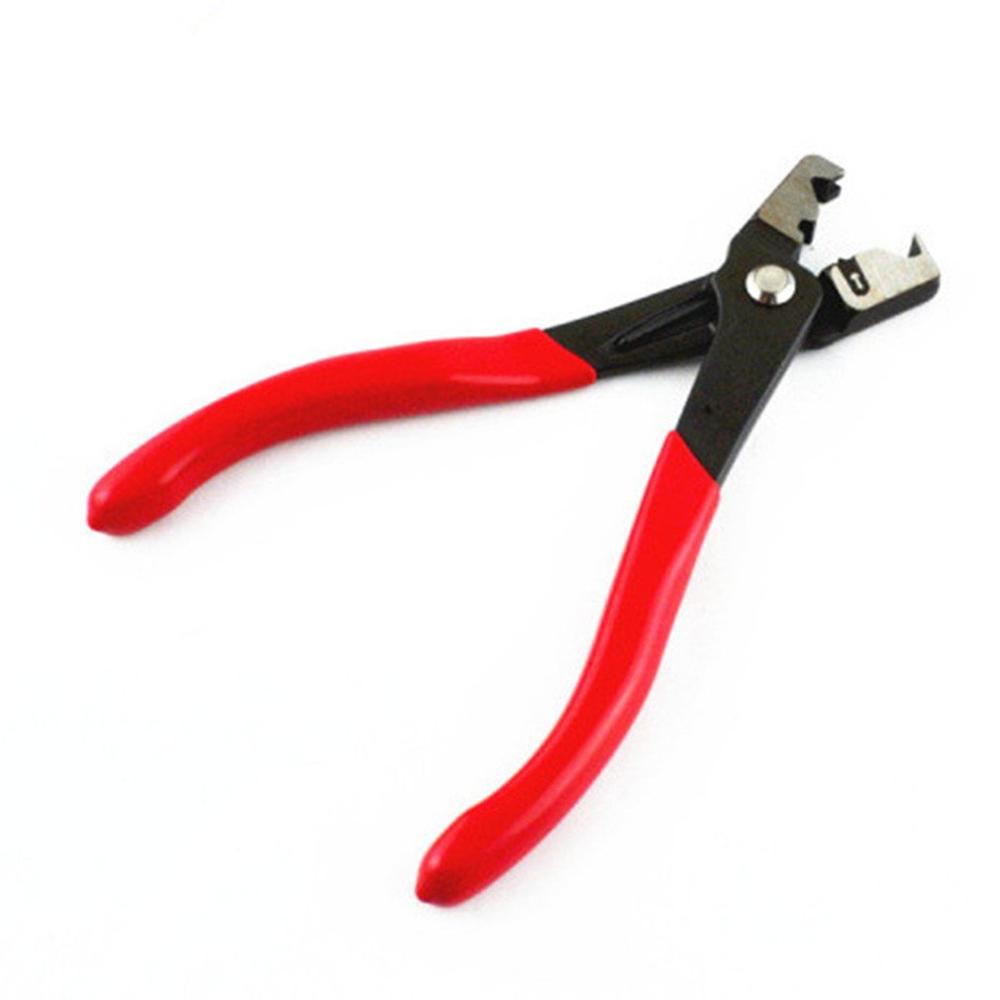 Flexible Wire Long Reach Hose Clamp Pliers Car Replacement Carbon Steel Fuel Oil Water Hose Professional Bicycle Tube Clamp 1pcs