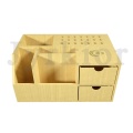 Wooden Multi-Function Storage Box Mobile Service Container Screwdriver/Tweezer Storage Rack Repair Tool Parts Deposit