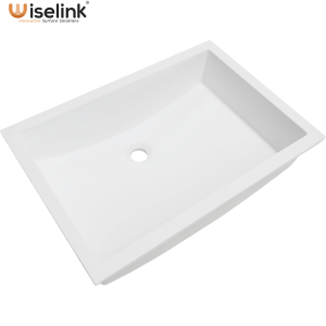 solid surface under mounted basin customized